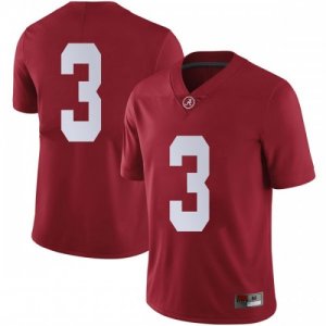 Men's Alabama Crimson Tide #3 Daniel Wright Crimson Limited NCAA College Football Jersey 2403MSGN7